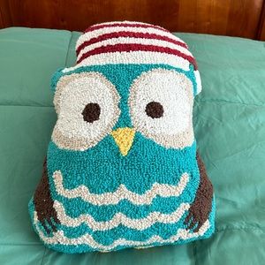 JCPenney Santa Owl throw pillow